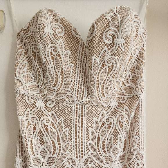 COPY - Stone Cold Fox Market Gown Bride Bridal Wedding Small Medium Slip Lace - Picture 10 of 16